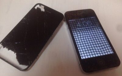 iPhone 4 broken screen